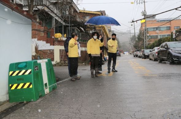 신계용 과천시장, 겨울철 대설・한파 대비시설 현장점검 나서