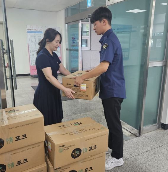 ㈜삼호, 광주시 초월읍에 추석 맞이 돼지고기 200㎏ 기탁