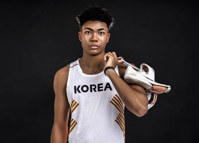 예천군 육상선수단 나마디 조엘 진(100m), 남태풍(창던지기), 2025 구미 아시아육상선수권 대회 국가대표로 참가