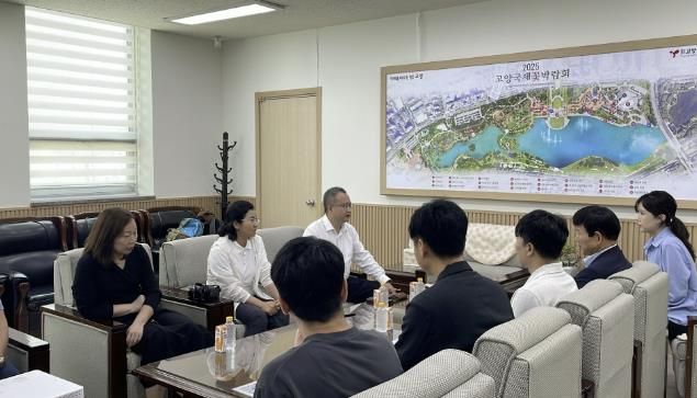 (재)고양국제꽃박람회, 중국 상해식물원과 상호 협력 증진 간담회 개최
