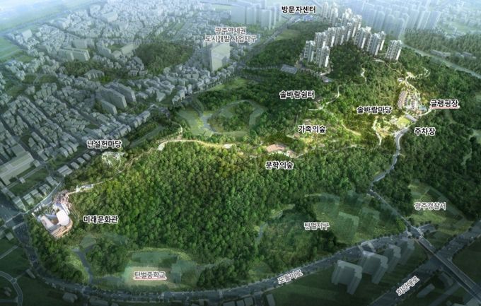 광주시 중앙공원 조성사업 막바지…공정률 95%