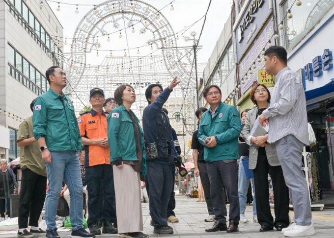 여주시 조정아 부시장, 추석명절 전통시장 합동안전점검 실시