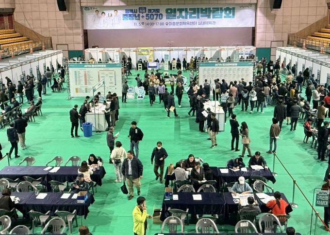‘평택시 중장년+경기도 5070 일자리박람회’ 성황리 개최
