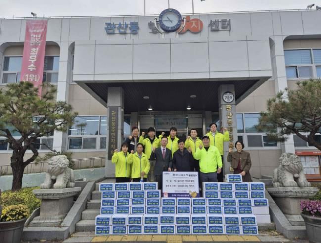 일산강선 로타리클럽, 고양시 관산동에 김장김치 70박스 기부