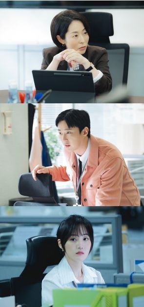 '경도를 기다리며' 박서준-강말금-한은성-정하진, 특종 잡아라! 자림 어패럴 사위 불륜 스캔들 터트린 장본인들 등장!