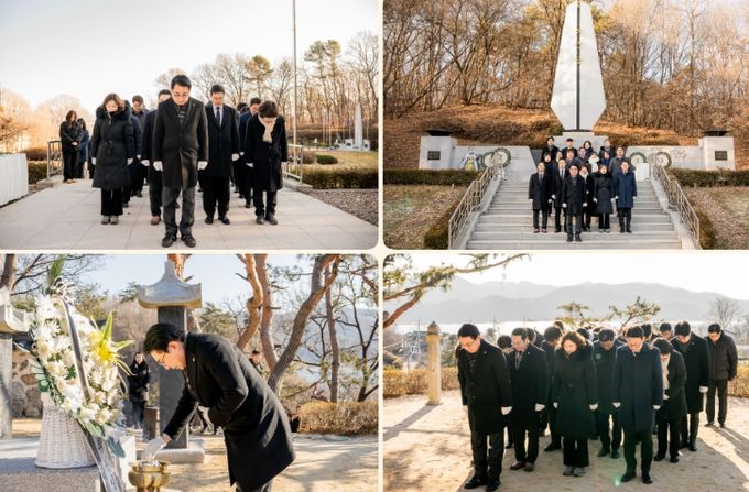 남양주시의회, 신년 현충탑·정약용 묘역 참배로 의정활동 시작