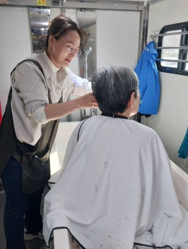 비전1동 지역사회보장협의체, 목욕과 이미용 봉사 진행