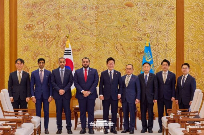 '알-쿨라이피' 카타르 국왕 특사 접견(청와대)