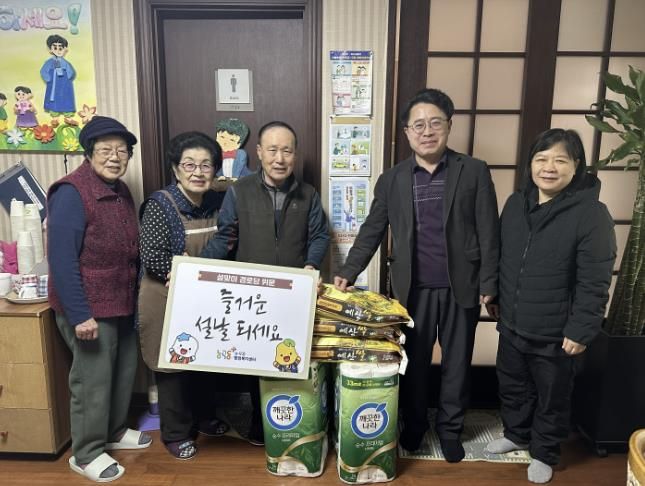 시흥시 능곡동, 설맞이 경로당 위문… 어르신 안부 살피고 현장 소통 강화