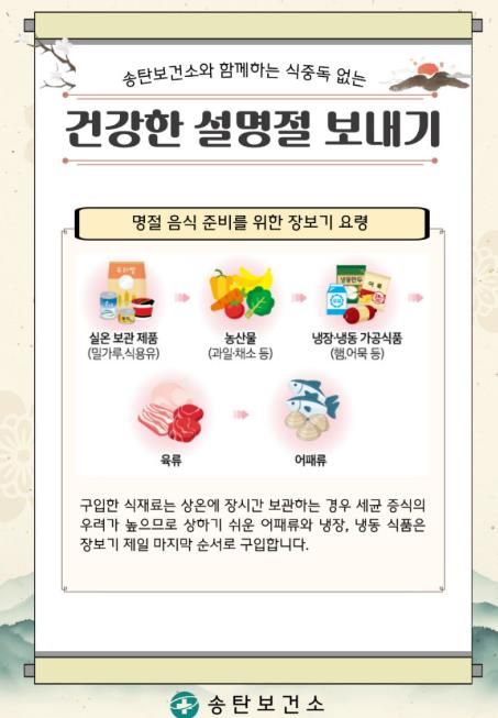 평택시, 건강한 설명절 보내기 위한 음식 안전 관리 수칙 안내