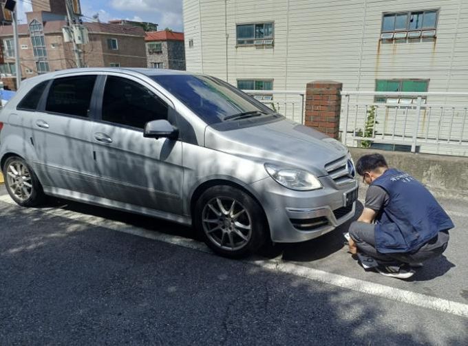 체납차량 단속현장