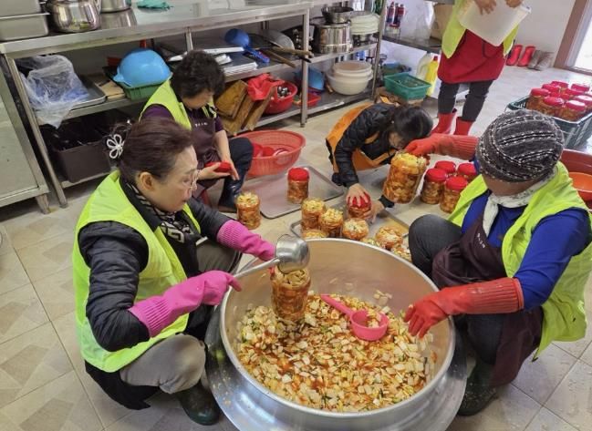 단월면 지역사회보장협의체 물김치 나눔