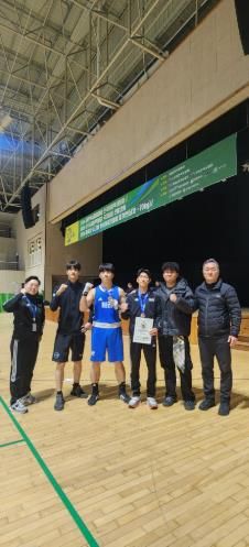 화순군청 복싱부 단체 사진