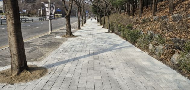 수지구 풍덕천동 1011번지 일원 노후 보도 재포장