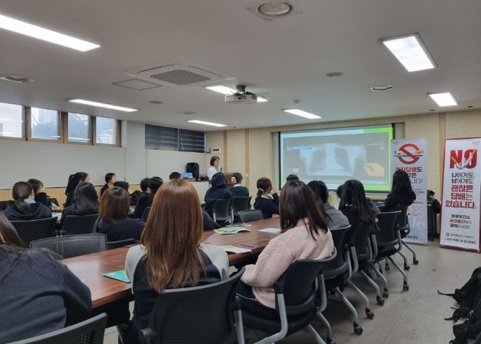 남양주시 동부보건소, 심석고 금연서포터즈 대상 전자담배·흡연 예방 교육 실시