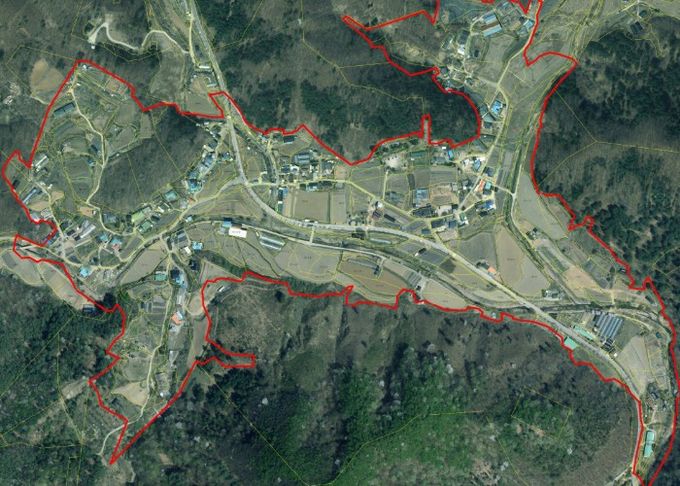 시우지구 항공사진